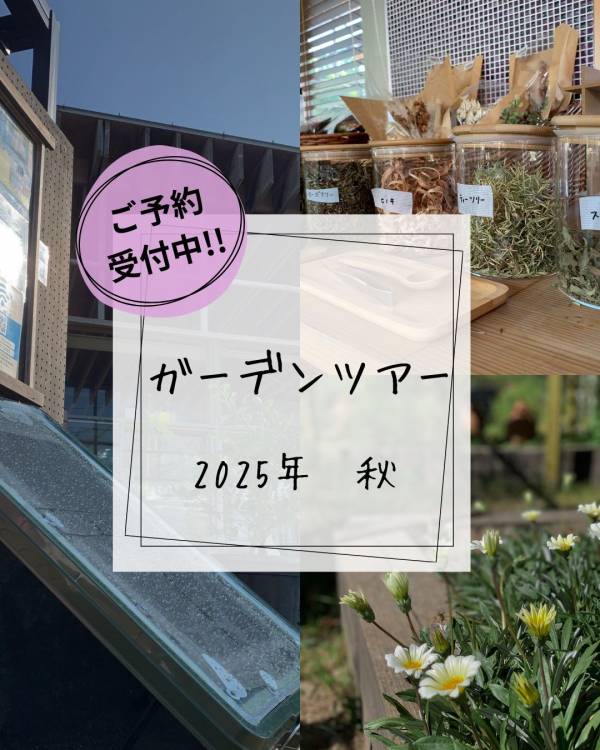秋のガーデン散策ツアー開催のお知らせ
